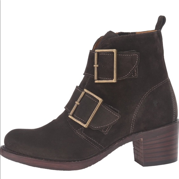 Frye Sabrina Double Buckle Boot - Picture 3 of 4